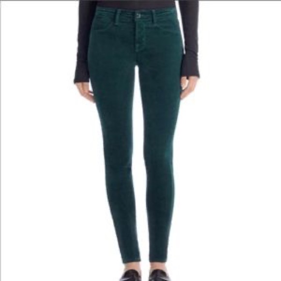 Nwt Size 23 J Brand Velvet Turquoise